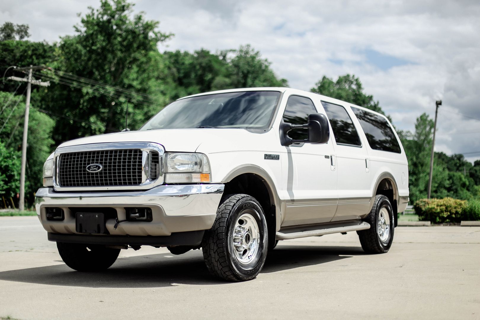 Buy used 2000 ford excursion 7 3 4x4 limited 158k miles completely rust